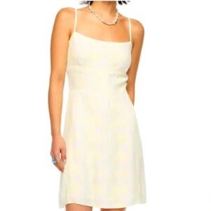 Aritzia Sunday Best Light Yellow Jackson Mini dress